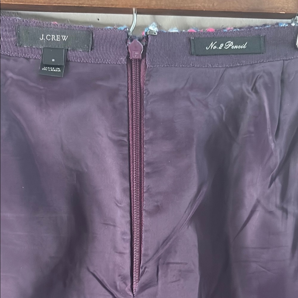 J. Crew Multicolor Tweed Pencil Skirt - Picture 10 of 13